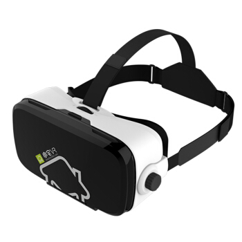小宅VR 黑黑 虚拟现实智能VR眼镜3D头盔 黑色  