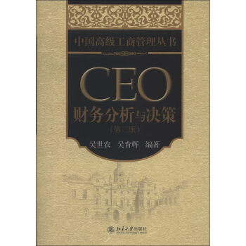 中国高级工商管理丛书：CEO财务分析与决策（第2版） 下载