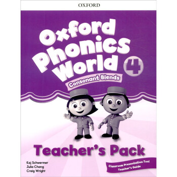 OPW第4册教师用书（含多媒体课件账号） [Oxford Phonics World Teachers Pack 4 Consonant Blends]