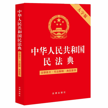 中华人民共和国民法典（大字版 含2022新司法解释）:法律条文·司法解释·典型案例 下载