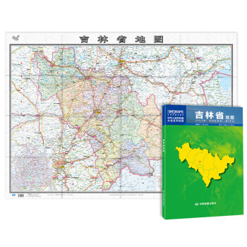 2022年 吉林省地图（盒装折叠）-中国分省系列地图 尺寸：1.068米*0.749米 下载