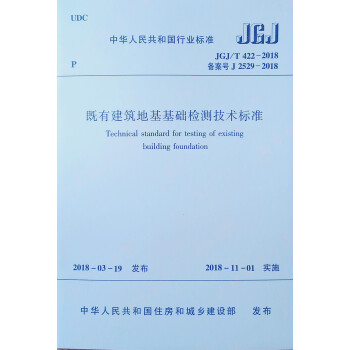 既有建筑地基基础检测技术标准JGJ/T 422-2018 下载