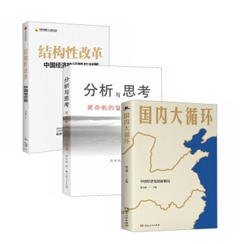 黄奇帆解读中国经济（全3册）：结构性改革+分析与思考+ 国内大循环