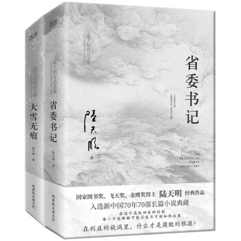陆天明反腐经典（2023全新修订无删节版）：省委书记+大雪无痕（套装2册）