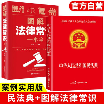 中华人民共和国民法典+图解法律常识一本全 法律保护自身维权法律意识必阅读书籍2册 下载