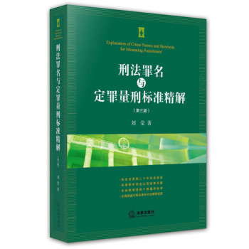 刑法罪名与定罪量刑标准精解 下载