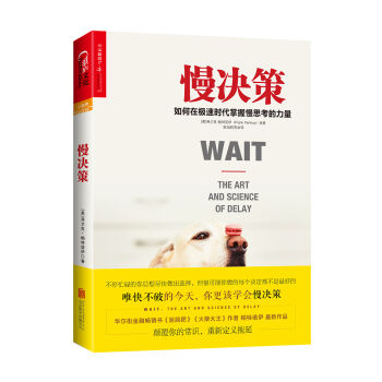 慢决策：如何在极速时代掌握慢思考的力量   下载