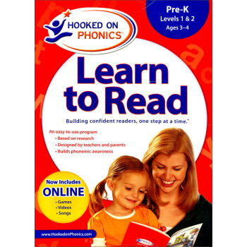 Hooked on Phonics: Learn to Read, Pre-K Complete  迷上自然发音法-学习阅读：Pre-K级 英文原版  下载