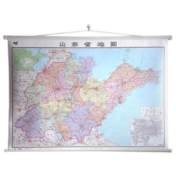 山东省地图挂图（专用挂图 1068mm*745mm)   下载