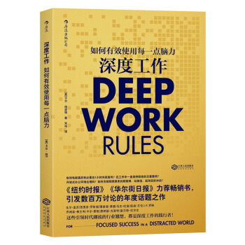 深度工作： 如何有效使用每一点脑力   下载