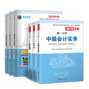 中级会计职称2019教材+真题详解与机考题库试卷中级会计实务+经济法+财务管理（套装共6册） 下载