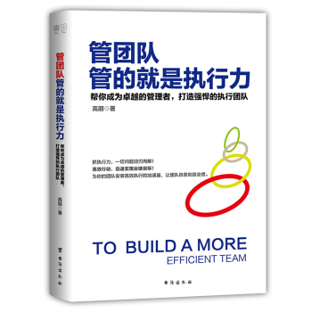 管团队，管的就是执行力：帮你成为卓越的管理者，打造强悍的执行团队 下载