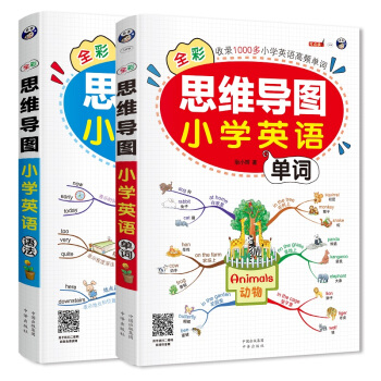 昂秀外语 全彩思维导图小学英语单词+语法（全2册） 下载