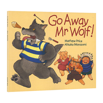 Go Away Mr Wolf! 走开大灰狼 儿童启蒙翻翻书绘本 廖彩杏有声书单重复句型英文原版 下载