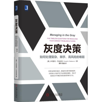 灰度决策：如何处理复杂、棘手、高风险的难题 [Managing in the Gray: Five Timeless Questions for] 下载