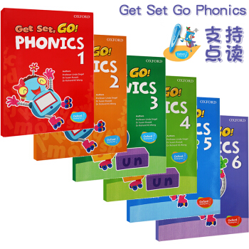 牛津自然拼读幼儿教材Get Set Go phonics主课本1-6全套 牛津点读笔可点读 [平装] 下载