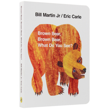 廖彩杏英文纸板书 棕熊你看到了什么 Brown Bear Brown Bear What Do You See？童趣绘本学前教育 [平装] [6-12岁] 下载