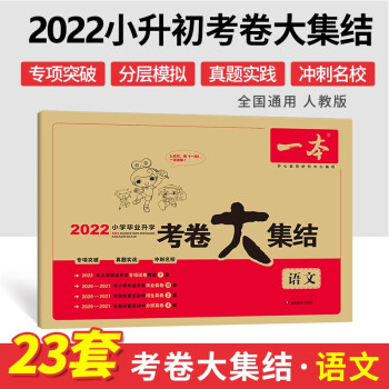 2022年一本小学毕业升学考卷大集结语文 小学升初中模拟卷真题卷总复习资料试卷 开心教育 下载