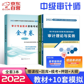 中级审计师辅导教材2022 审计师中级考试教材+全真模拟试卷 审计理论与实务+审计相关专业知识（套装共3册）可搭必刷金题历年真题库 下载
