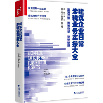 建筑企业日常涉税业务实操大全：政策详解 案例分析 会计处理 下载
