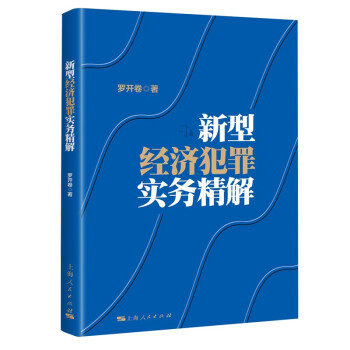 新型经济犯罪实务精解 下载