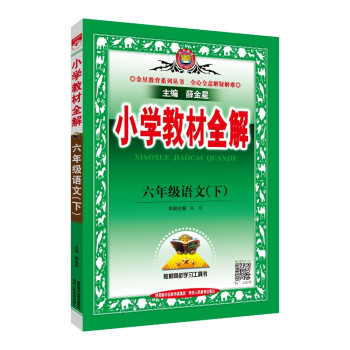 小学教材全解 六年级语文下 人教版 适用于2022春 同步教材、扫码课堂 下载