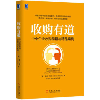 收购有道：中小企业收购秘籍与精品案例 [Successful Acquisitions: A Proven Plan for Strateg] 下载