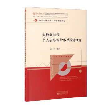 大数据时代个人信息保护体系构建研究 [Research on the Construction of Personal Information Protection System in the Era of Big Data] 下载