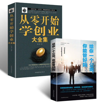2册 企业经营管理理论与实践书籍 从零开始学创业大全集 给你一个公司你能管好吗 下载