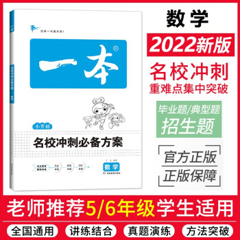 一本名校冲刺必备方案数学 小升初数学毕业总复习小考模拟测试训练真题2022全国通用版 下载