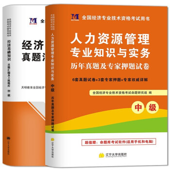 2022中级经济师真题试卷 历年真题+上机题库：人力资源管理(全2册） 下载