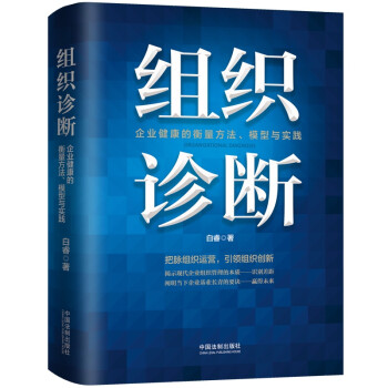 组织诊断：企业健康的衡量方法、模型与实践 下载