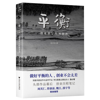 平衡：创业者写给创业者（一本给企业家、创业者看的哲理书） 下载