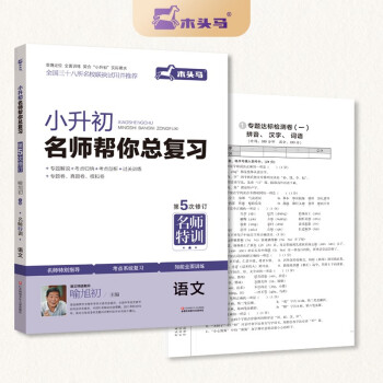 小升初名师帮你总复习语文衔接教材 2022年新修订小升初必刷题集考点解析 下载