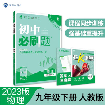 初中必刷题 物理九年级下册 人教版 初三教材同步练习题教辅书 理想树2023版 下载