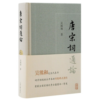 唐宋词通论 下载