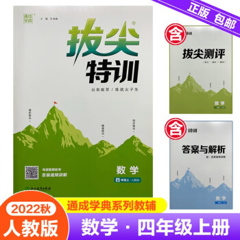 新版拔尖特训四年级数学上册人教版RJ 下载