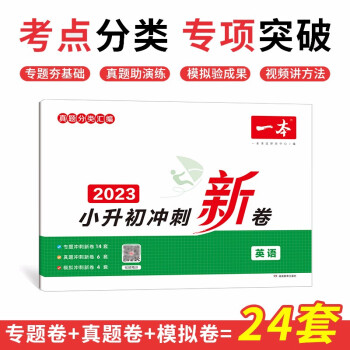 一本小升初冲刺新卷英语 2023考点真题分类汇编（专题卷+真题卷+模拟卷）专项突破总复习资料测试试卷 下载