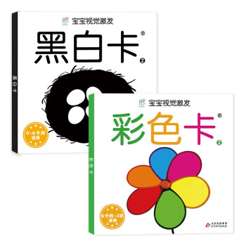 黑白卡宝宝视觉激发卡大卡(共2册)黑白卡2+彩色卡2 新生婴儿早教闪卡 0-1岁宝宝追视大卡 新版 加厚 大尺寸21厘米(中国环境标志产品 绿色印刷) [0-2岁] 下载