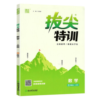 新版拔尖特训三年级数学上册人教版RJ 下载