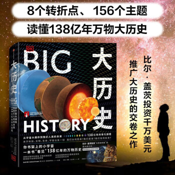 【自营包邮 DK大历史】大历史 从宇宙大爆炸到我们人类的未来 138亿年的非凡旅程2023年新版 大卫·克里斯蒂安著 中信出版社 下载
