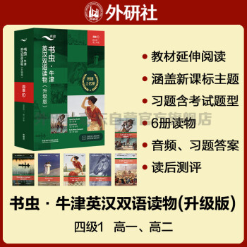 书虫升级版四级1 高一高二 牛津英汉双语读物（套装共6册 附扫码音频、习题答案、读后测评）格列佛游记 双城记 [Oxford Bookworms Library] 下载