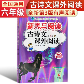 2024新黑马阅读 语文六年级古诗文课外阅读 阅读理解六年级语文古诗文课外阅读训练 下载