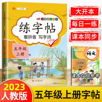 五年级上册练字帖同步语文人教版课本生字小学生练字帖 下载