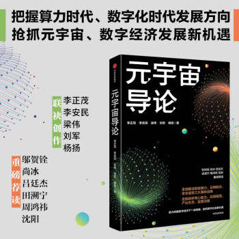 元宇宙导论 抢抓元宇宙、数字经济发展新机遇 李正茂 李安民 梁伟 刘军 杨扬著 中信出版社 下载