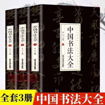 全3册中国书法大全从入门到精通学书法颜真卿赵孟俯楷书行书草书篆书隶书毛笔字中国书法技法基础书籍 下载