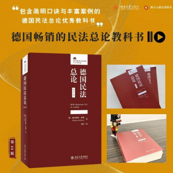 德国民法总论（第44版）民法学习考试技巧参考用书 含丰富案例及德国联邦法院经典判例 法律人进阶译丛 下载