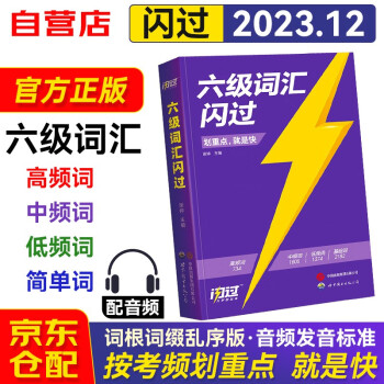 【备考2024年6月】巨微英语六级词汇闪过乱序版 2023年12月大学英语四六级词汇单词书 可搭新东方星火历年真题试卷逐句精解 下载
