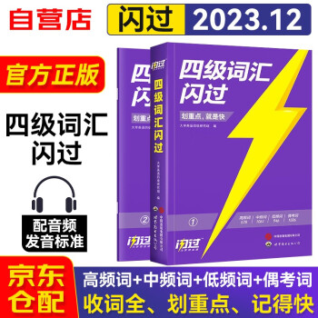 【备考2024年6月】巨微英语四级词汇闪过乱序版 2023年12月大学英语四六级词汇单词书 可搭新东方星火历年真题试卷逐句精解 下载