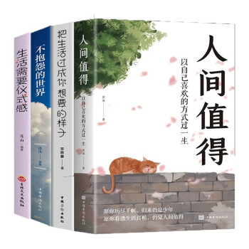全4册把生活过成你想要的样子人间值得仪式感不抱怨人生青春文学小说成功励志学书籍畅销书排行榜 下载